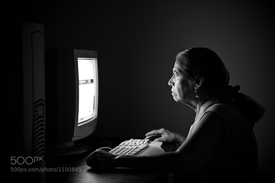 Photograph Her First Computer by RC Concepcion on 500px