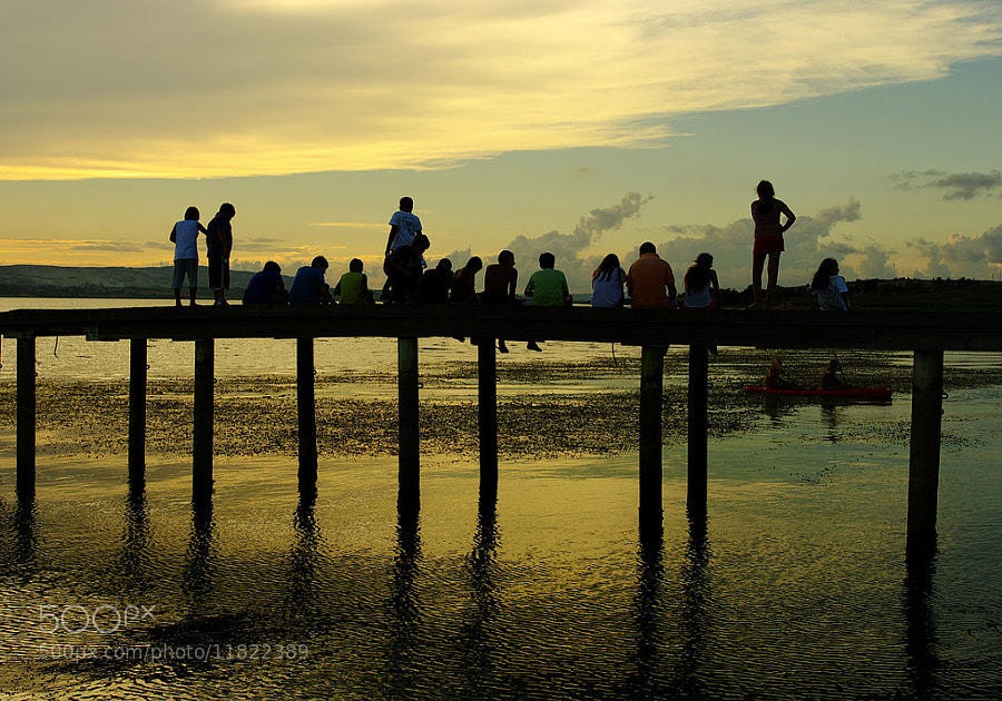 Photograph Children and scout Sunset by soneryen on 500px