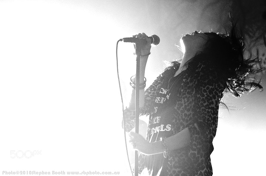 Photograph Alison Mosshart / The Dead Weather by Stephen Booth on 500px