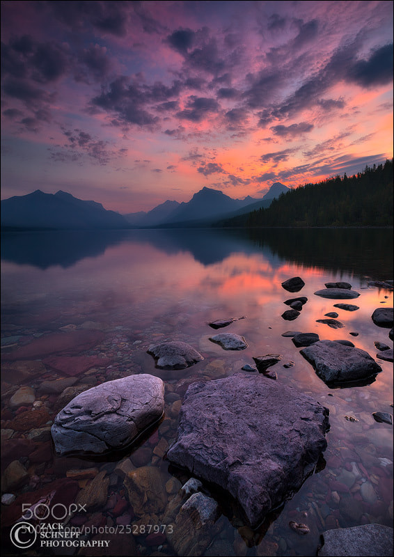 Lake McDonald Sunrise by Zack Schnepf on 500px.com