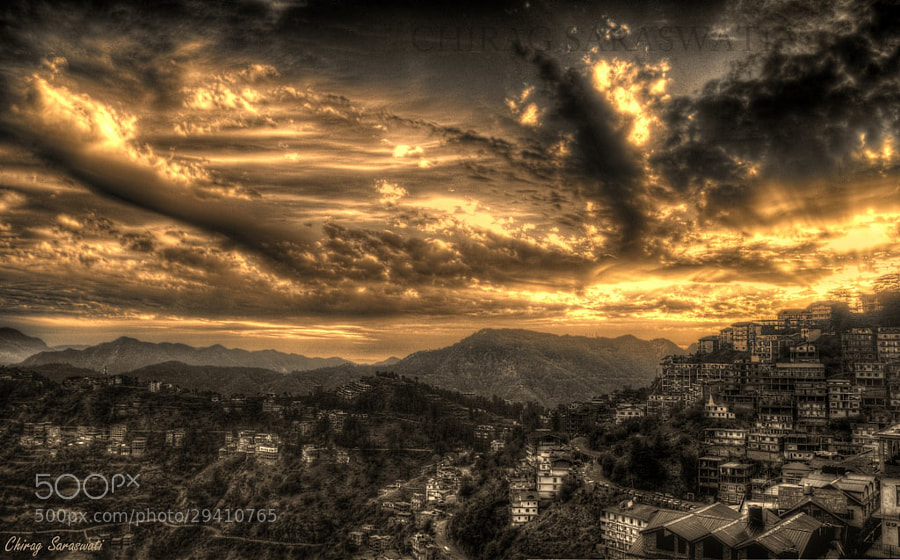 Photograph Fire in the sky by Chirag Saraswati on 500px