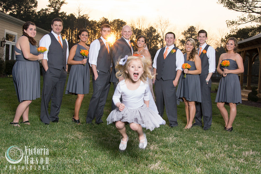 Photograph Happy flower girl by Victoria Mason on 500px