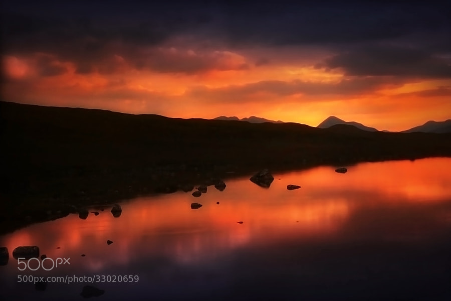 Photograph Highland Sunset by Jenny Woodward on 500px