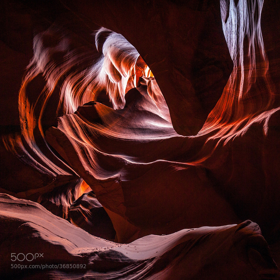 Photograph The Great Chasm of Antelope Canyon on the Navajo Reservation by Nathan Cowlishaw on 500px