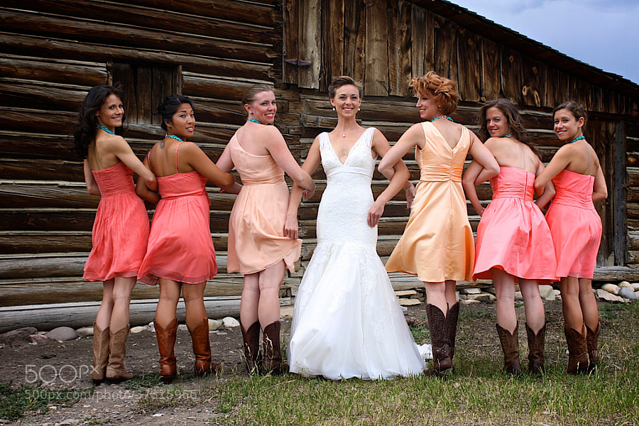 Photograph Bridesmaids in Boots by Marcacci Blu Photog on 500px