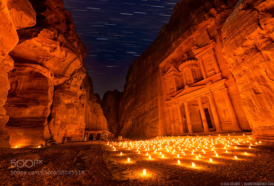 Photograph Time Stands Still | Petra By Night by Elia Locardi on 500px
