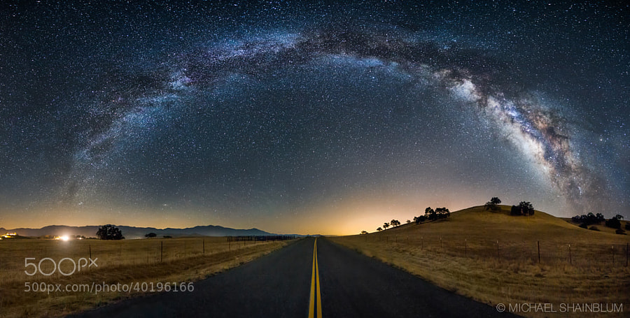 Photograph The Galaxy Guides Us Home by Michael Shainblum on 500px