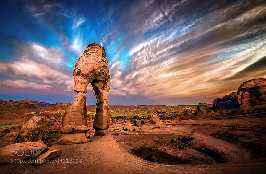 Photograph On the Precipice of a Sandstone Vortex by Captain Photo on 500px