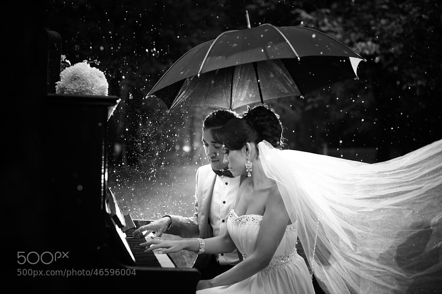 Photograph Piano, love and rain by Alex Iordache on 500px