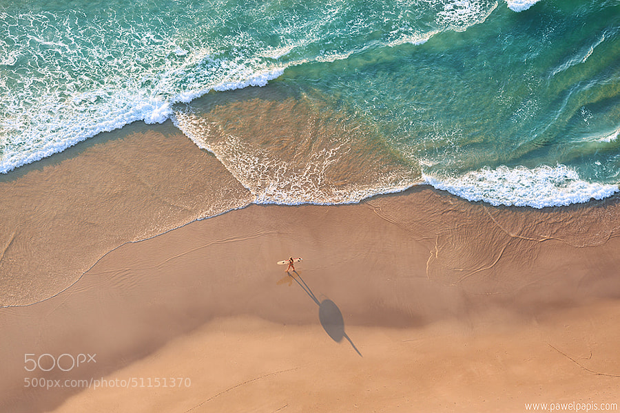 Photograph Lone Surfer by Pawel Papis on 500px