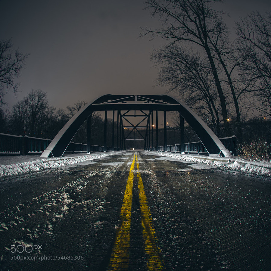 Photograph snowy bridge by Anthony Franchino on 500px