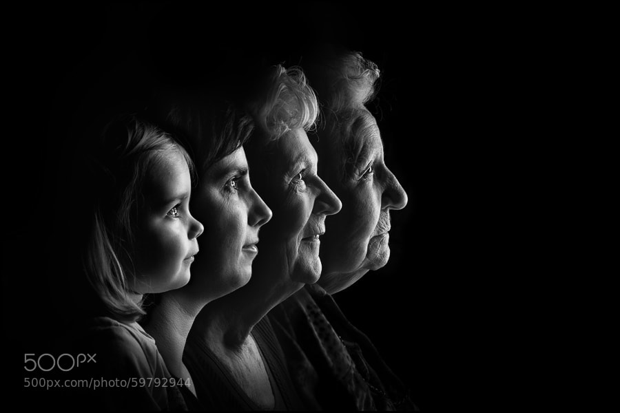 Photograph Four Generations by Mattie Aarts on 500px