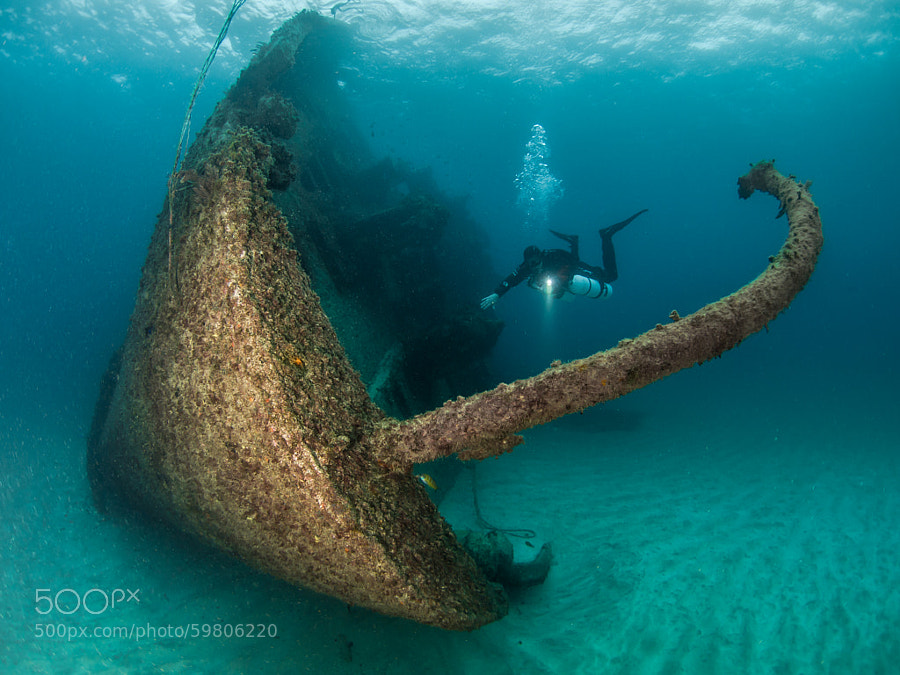 Photograph Exploring a ShipWreck by Alexia Dunand on 500px