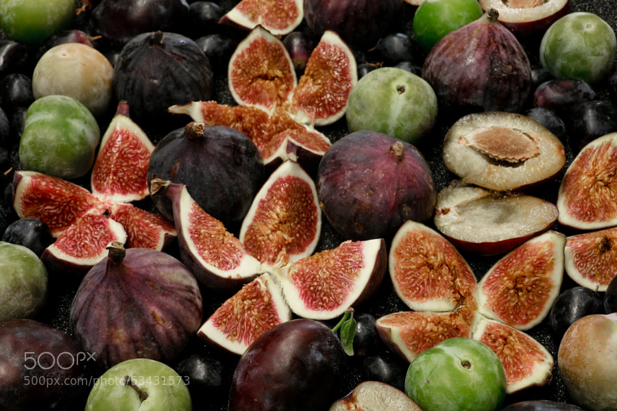 Photograph figs and plums by Maria Bobrova on 500px