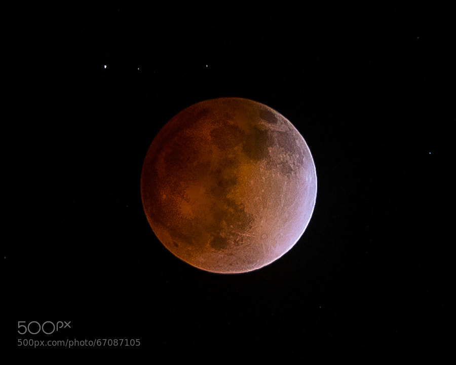Photograph Blood Moon - Sierra Nevada by Doug Jones on 500px