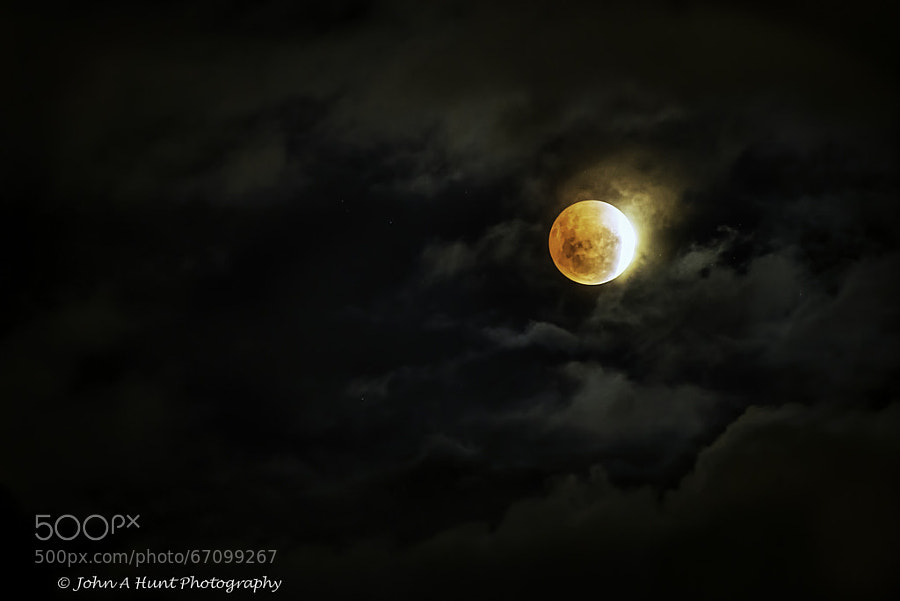 Photograph Blood Moon by John Hunt on 500px