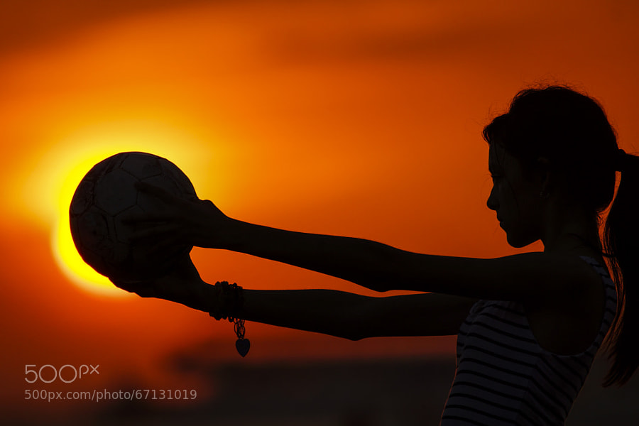 Photograph She and the soccer ball by Kryssia Campos on 500px