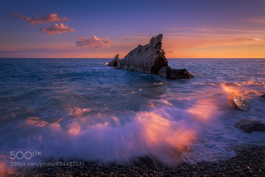 Photograph Sunset rocks by Giovanni Allievi on 500px