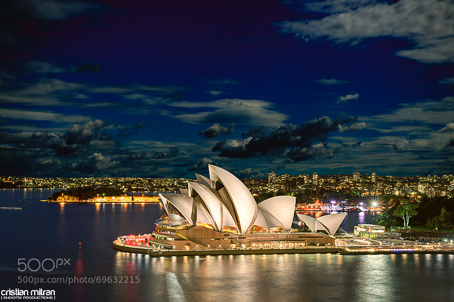 Photograph Sydney Opera House clair-obscur by Cristian Mitran on 500px