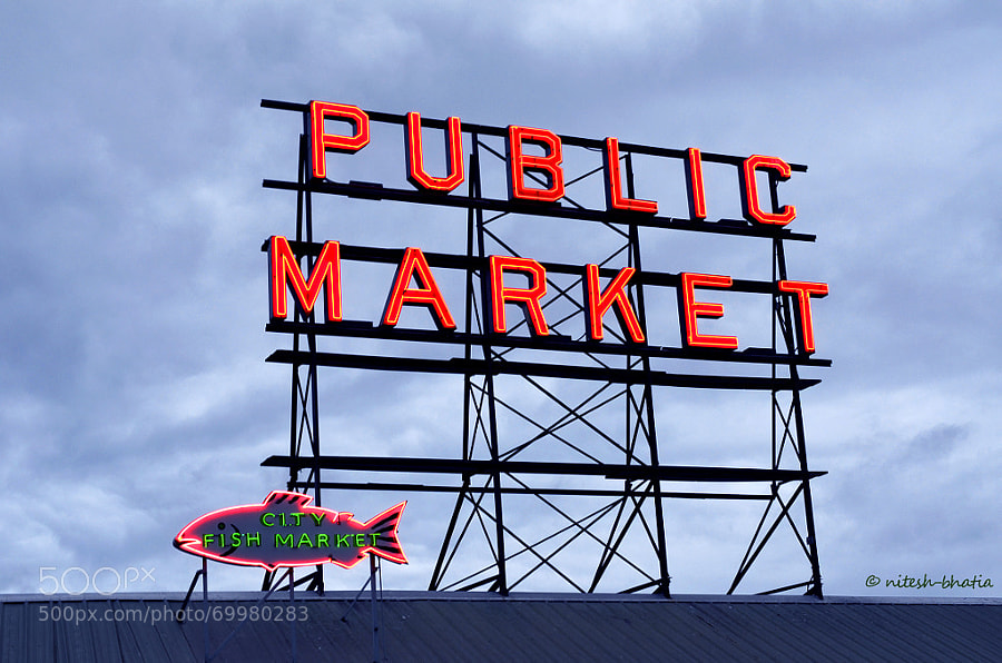 Photograph Pike Place - Public Market, Seattle by Nitesh Bhatia on 500px