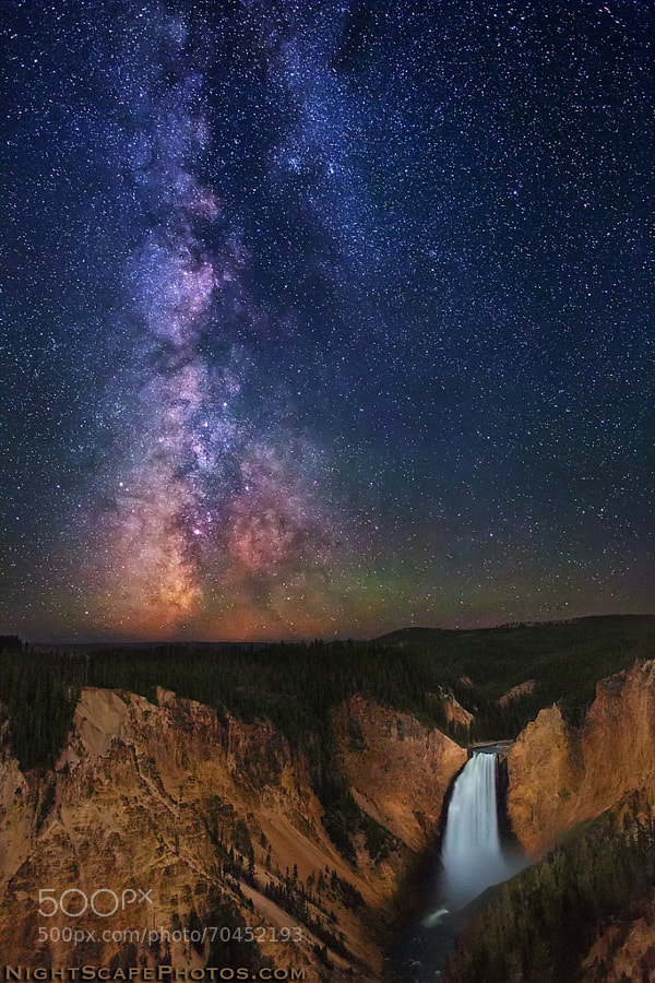 Photograph Yellowstone Stars by Royce's NightScapes on 500px