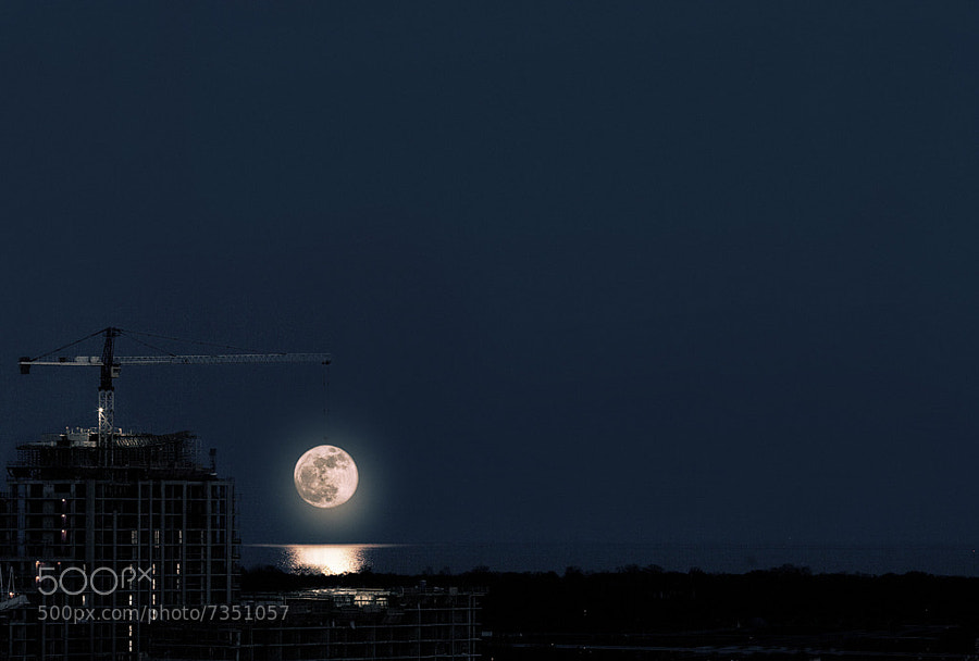 Photograph Even Supermoons need a little help  by Richard Gottardo on 500px