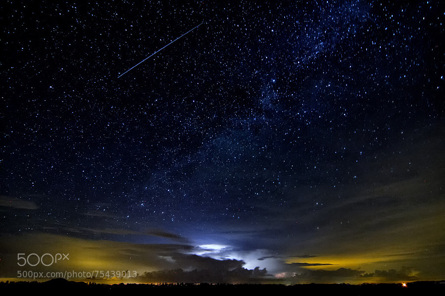 Photograph Shooting Lightning Star by Joshua Stephen on 500px