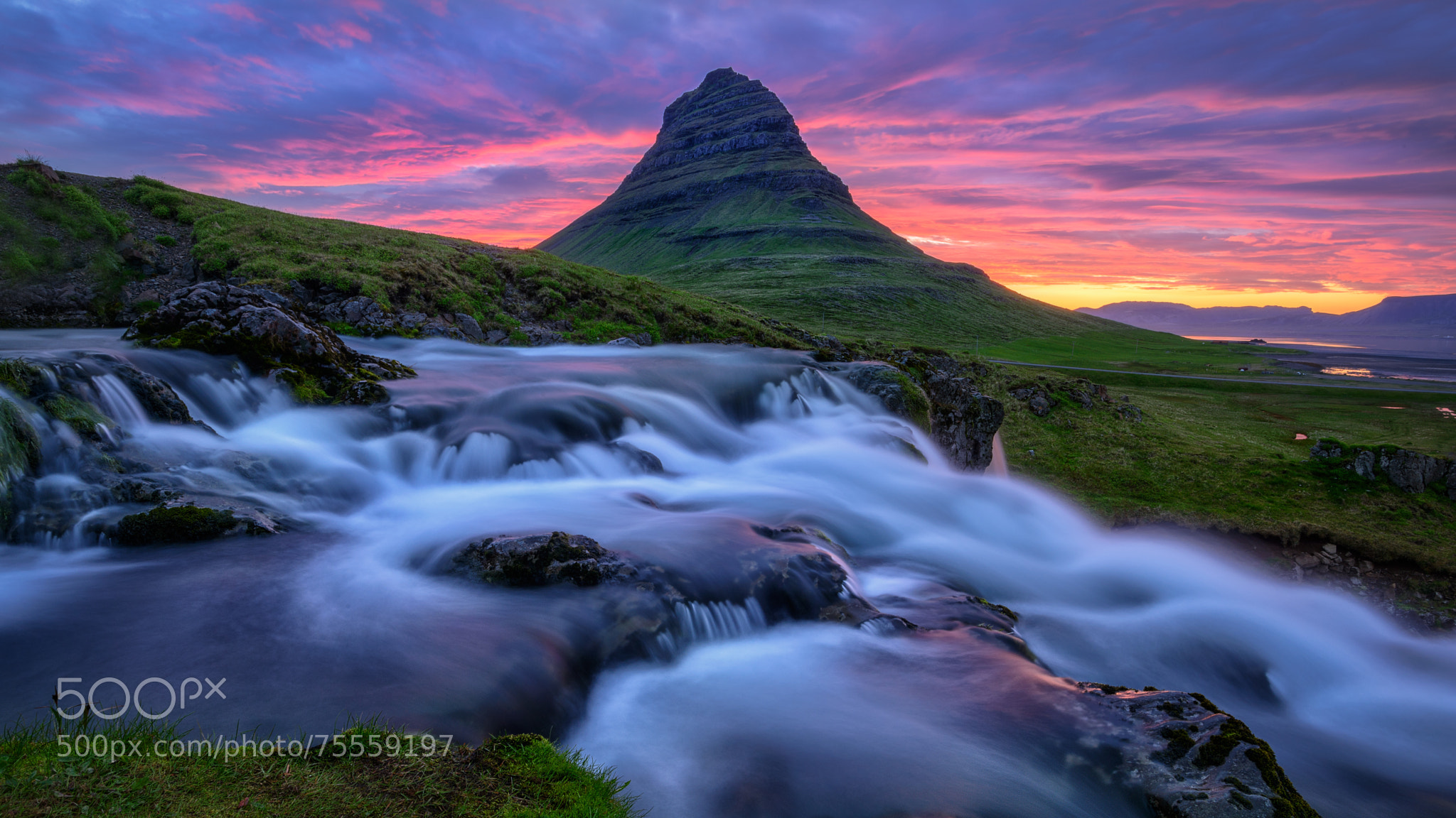 "Magical Kirkjufell, Iceland" - sunset on one of Iceland's most