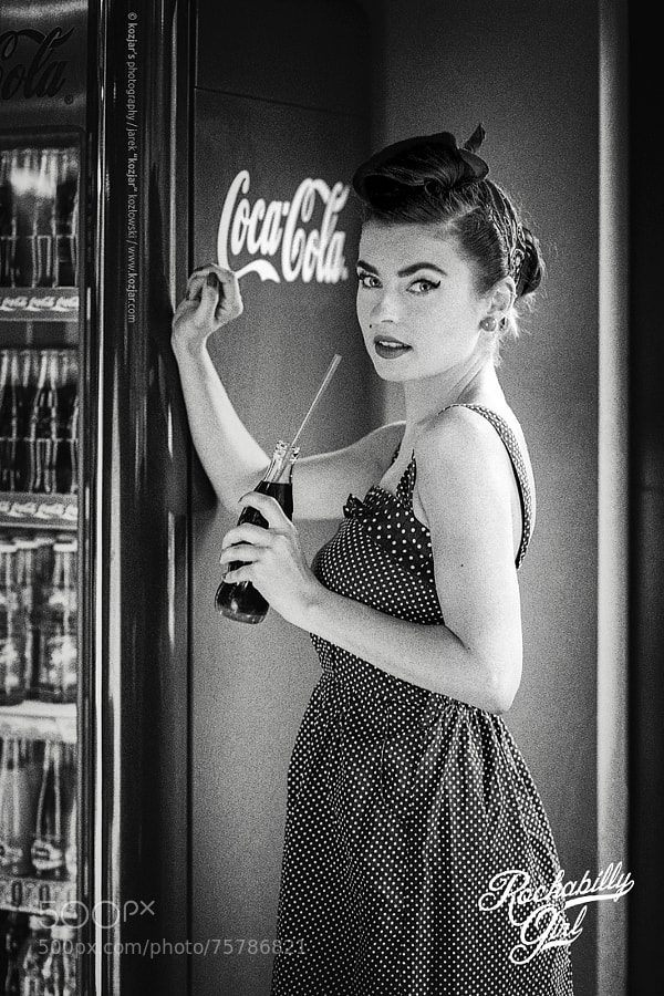 Photograph Rockabilly Girl vs Coca-Cola by Jarek Kozlowski on 500px