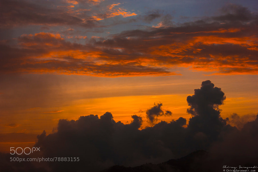 Photograph Himalayan sunset with clouds-Shimla by Chirag Saraswati on 500px