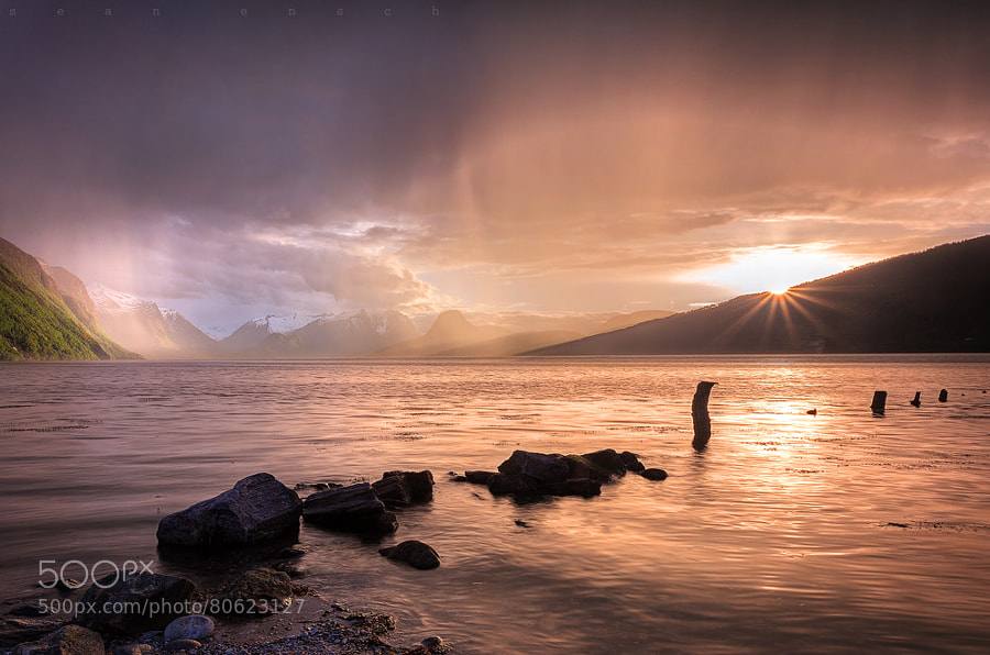 Photograph RAIN OVER ROMSDALSFJORD by Sean Ensch on 500px
