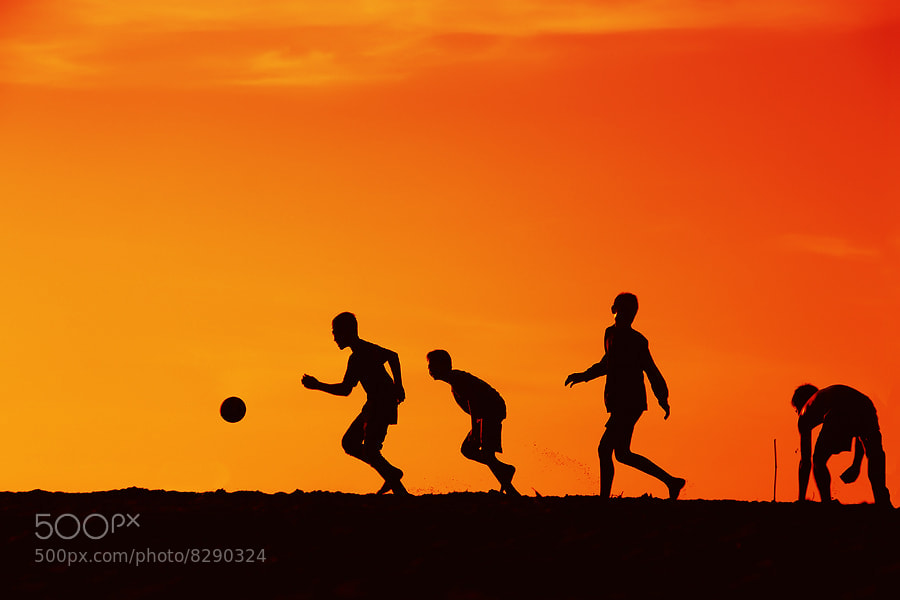 Photograph SOCCER in SILHUETTE by ManButur Photography  on 500px