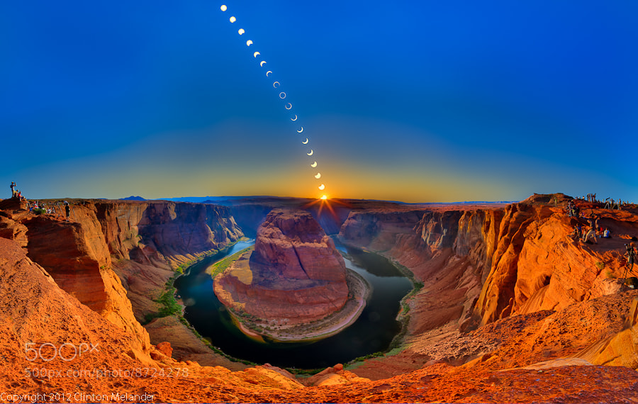 Photograph Ring of Fire - Horseshoe Bend by Clinton Melander on 500px
