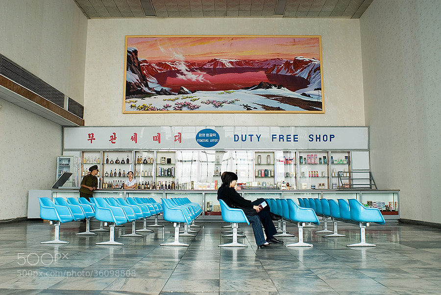 Photograph Pyongyang Airport - Duty Free Shop by 55pixels .net on 500px
