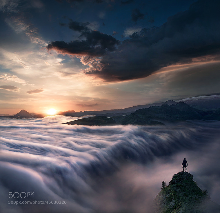 Photograph Wanderer Above the Sea of Clouds by Max Rive on 500px