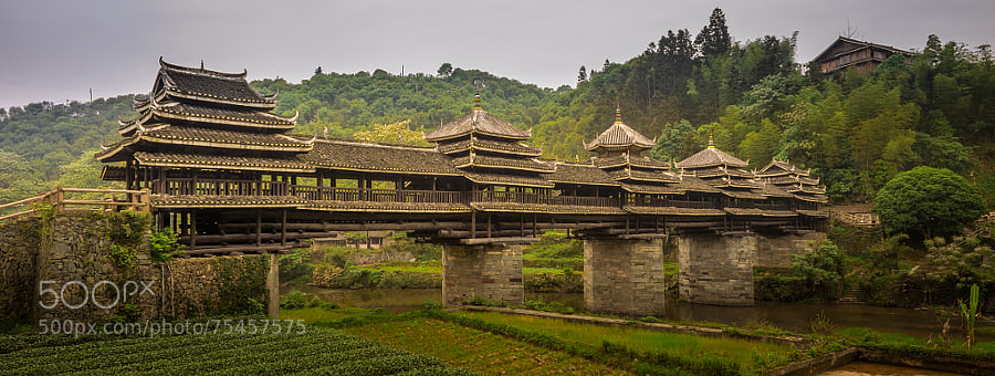 Photograph Chengyang Wind & Rain Bridge by Khanh Nguyen on 500px