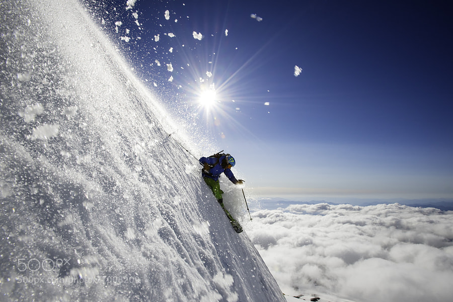 Photograph Steep Summer Volcano Skiing by Jason  Hummel on 500px