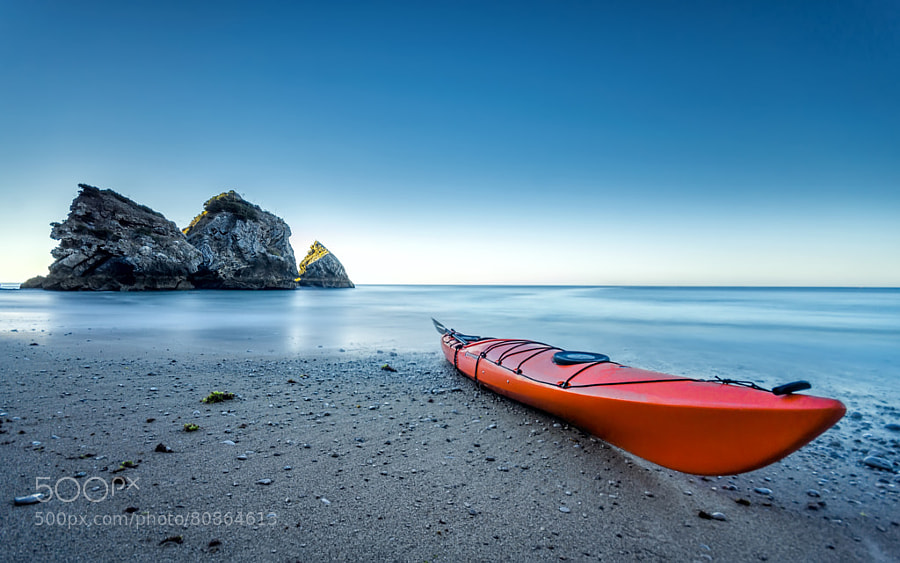 Photograph The red kayak by Paulo Mendon  a on 500px