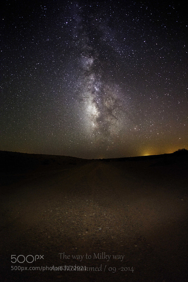Photograph way to milky way by Mohammed  AM on 500px