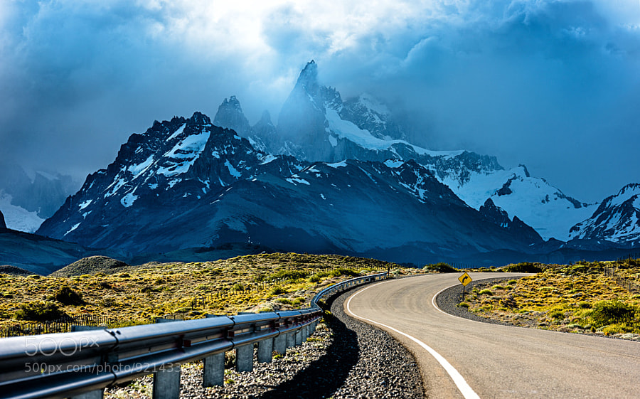 Photograph Road to Fitz Roy by Evgeny Tchebotarev on 500px