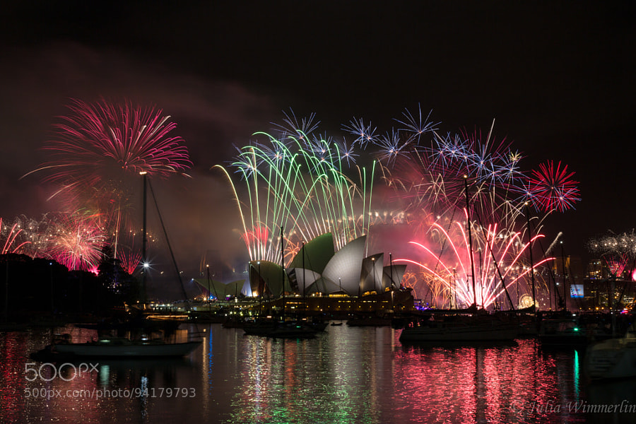 Photograph Happy New Year from Sydney2 by Julia Wimmerlin on 500px